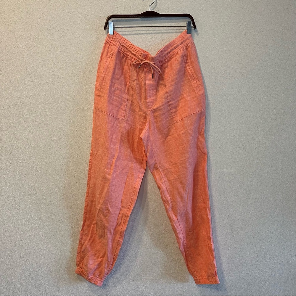 Athleta Retreat Linen Jogger 12T 339 - Picture 2 of 5